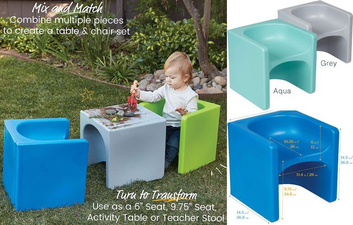 Educube - Two Seat Heights in One!
