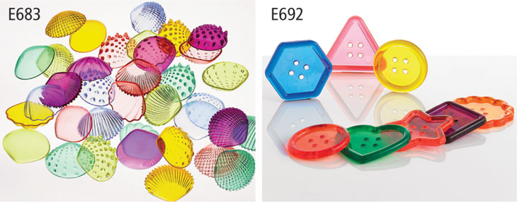 <font color=red>NEW!  </font> Light Table Manipulatives