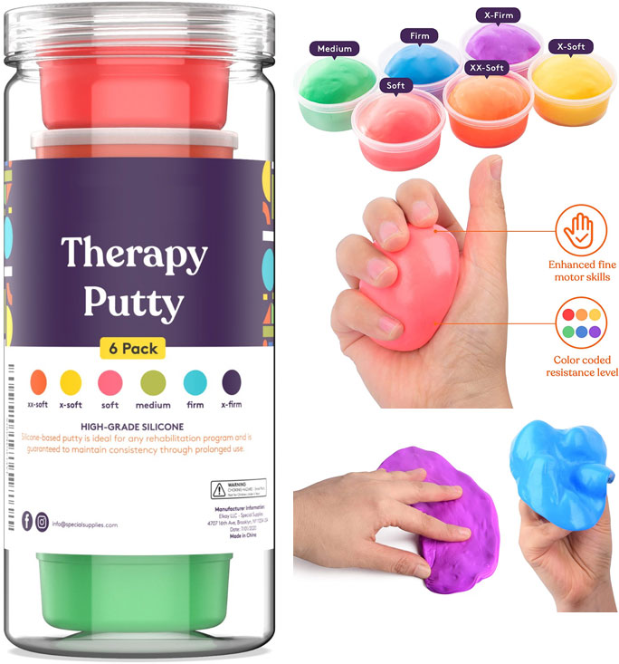 Therapy Putty - Set of 6 Strengths