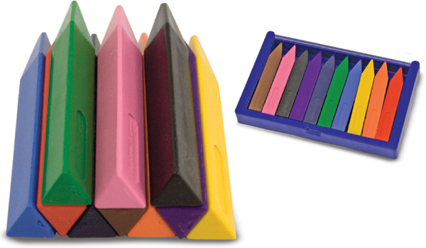 Beyond Play: Jumbo Triangular Crayons - Products for Early Childhood and  Special Needs
