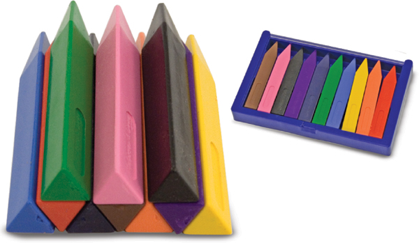 Beyond Play: Jumbo Triangular Crayons - Products for Early