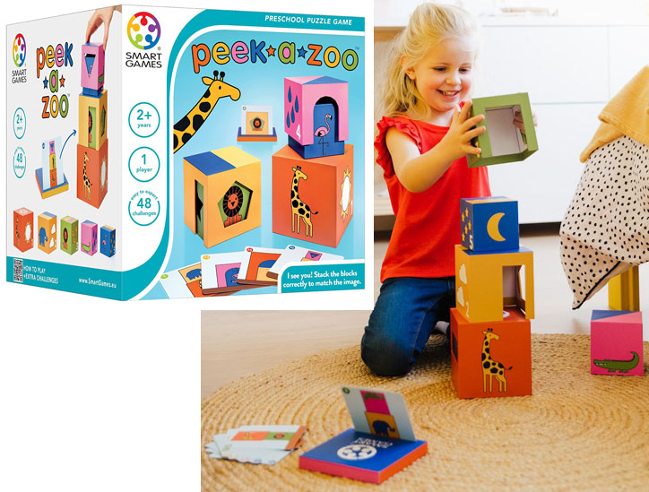 Peek-A-Zoo Puzzle Game