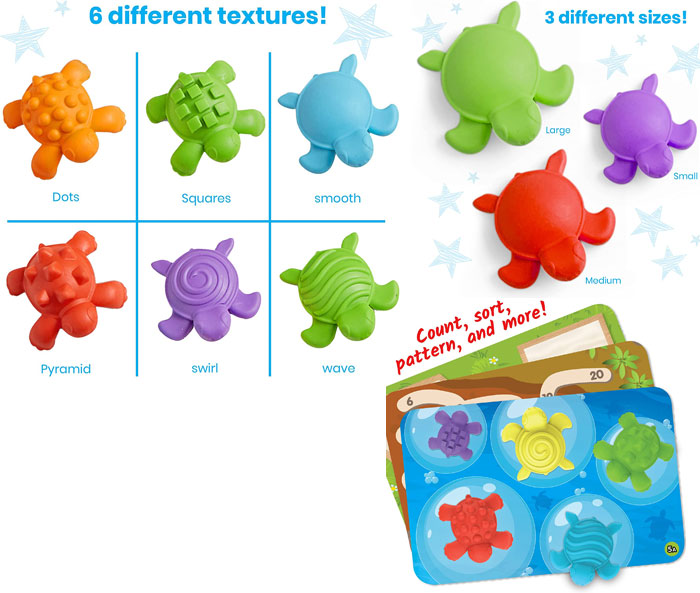 Tactile Turtles Math Activity Set