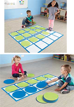 Ten-Frame Floor Mat Activity Set