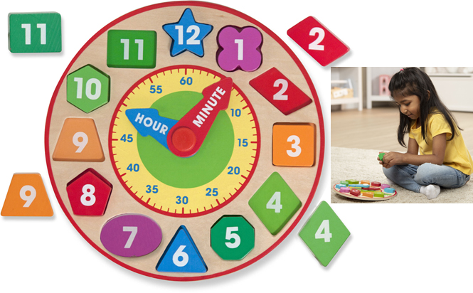 Shape Sorting Clock