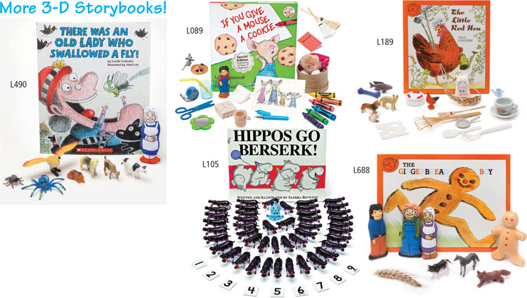 More 3-D Storybooks (Set No.2)