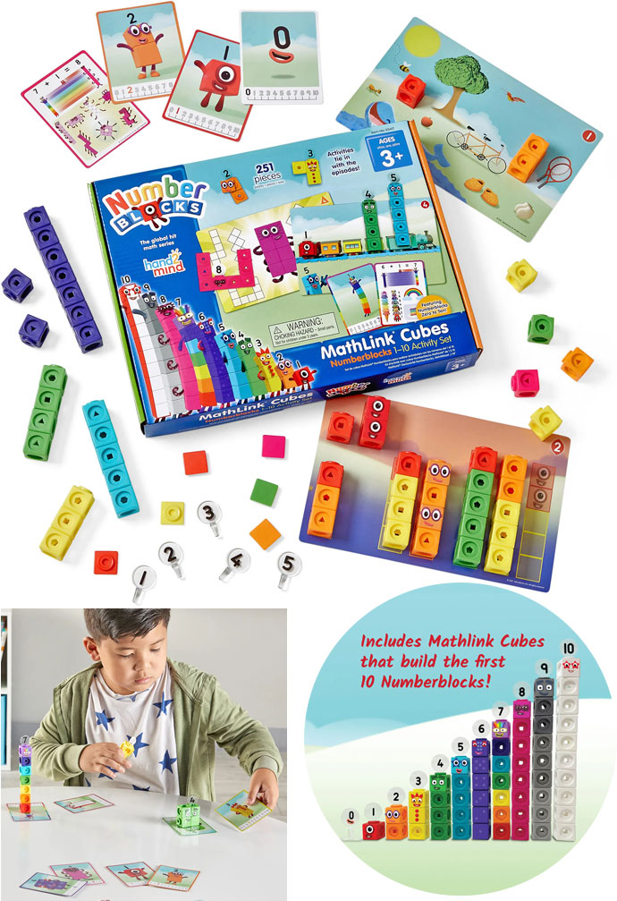 Numberblocks MathLink Cubes 1-10 Activity Set