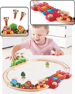 Music and Monkey Pop-Up Railway