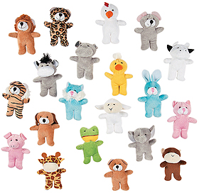 Mini Stuffed Animals - Bulk Assortment