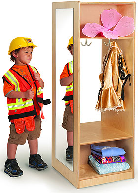 Dress Up Mirror Wardrobe