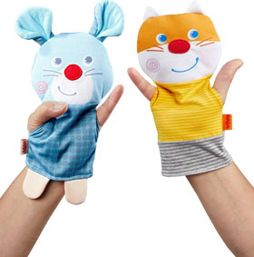Cat and Mouse Hand Puppets