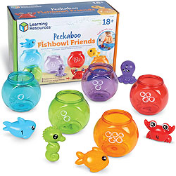 <font color=red>NEW!  </font> Peekaboo Fishbowl Friends