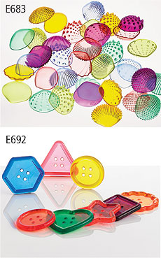 <font color=red>NEW!  </font> Light Table Manipulatives