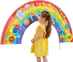 <font color=red>NEW!  </font> Rainbow Activity Wall Panels
