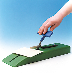 Mounted Push-Down Table Top Scissors
