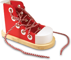Wood Lacing Sneaker