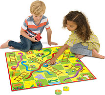 Giant Snakes & Ladders Puzzle Game