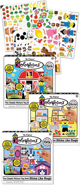 <font color=red>NEW!  </font> Colorforms® Picture Playsets