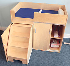 Step Up Toddler Changing Cabinet
